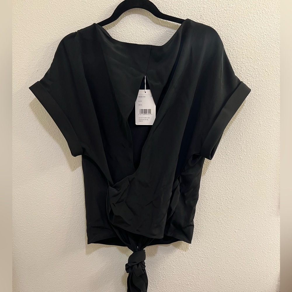 Lafayette 148 New York Silk Blouse XL - Picture 5 of 6